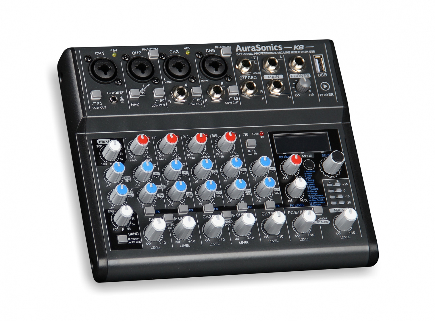 AuraSonics K8 компактный микшерный пульт в Александрове