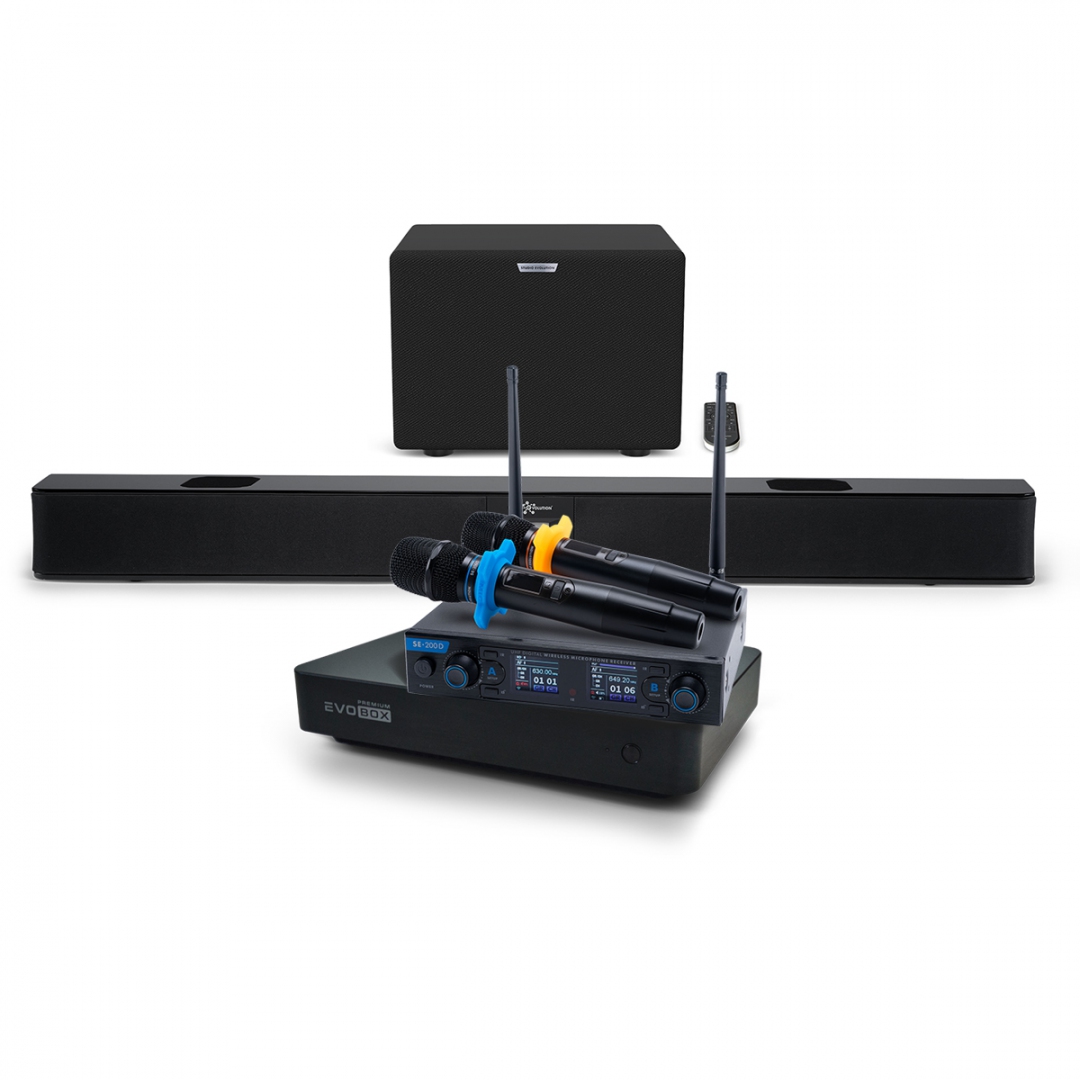 Hi-End караоке-система EVOBOX Premium + EvoSoundBar (саундбар с караоке) в Александрове