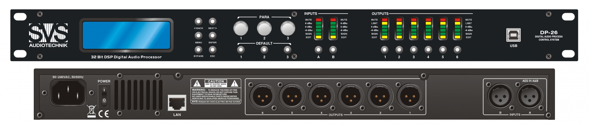 SVS Audiotechnik DP-26 Цифровой процессор: 2 входа 6 выходов в Александрове