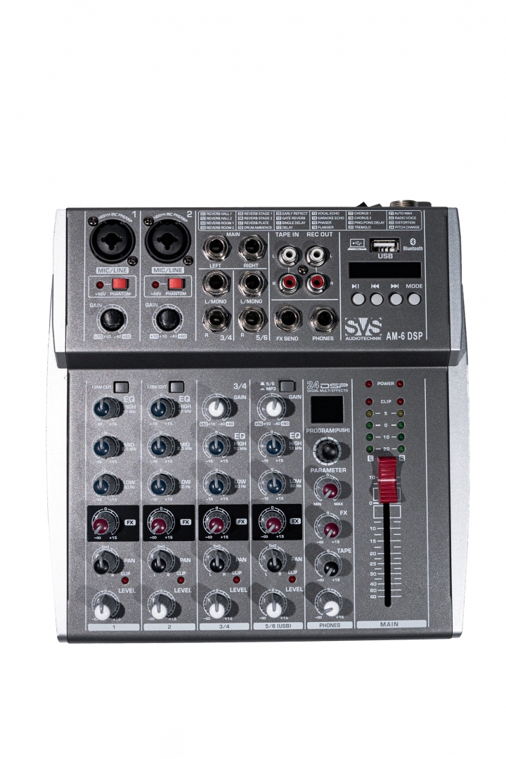 SVS Audiotechnik mixers AM-6 DSP Микшерный пульт аналоговый, 6-канальный SVS Audiotechnik mixers в Александрове