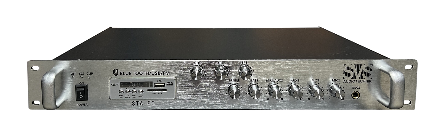 SVS Audiotechnik STA-80 Микшер-усилитель для систем Public Address в Александрове